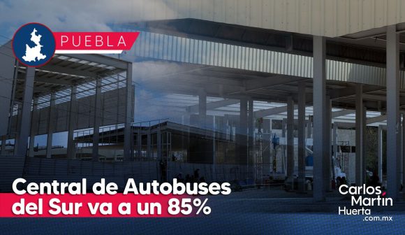Central de Autobuses del Sur va a un 85%; se inaugurará después de las elecciones