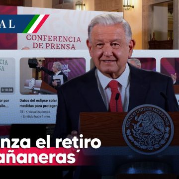 Comenzó el retiro temporal de las ‘mañaneras’ de AMLO