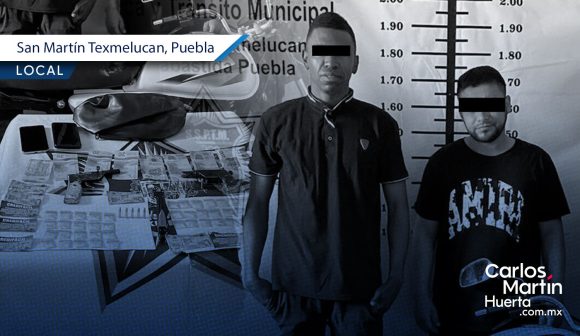 Detienen a integrantes de banda de colombianos en Texmelucan