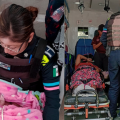 Policías de Puebla ayudan al nacimiento de un bebé en Lomas de San Valentín