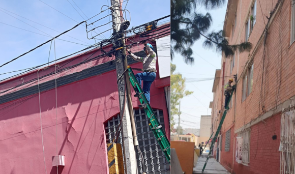 Brindan mantenimiento de estructura y líneas de cableado en La Margarita