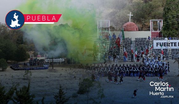 Realizan escenificación de la Batalla del 5 de Mayo    