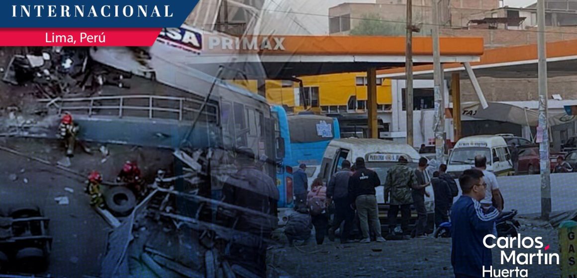 Explosión en gasolinera de Lima deja un muerto y 46 heridos