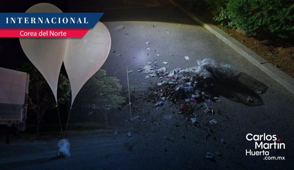 Corea del Norte envía globos con estiércol y basura a Corea del Sur