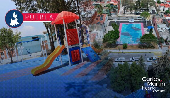 Intervienen espacios públicos en Jardines de San Manuel; así lucen ahora