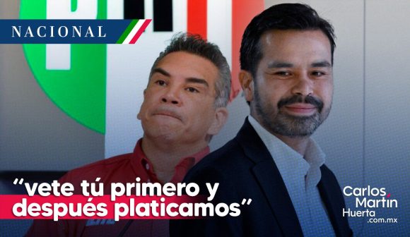 Máynez le responde a ‘Alito’ Moreno; “vete tú primero y después platicamos”