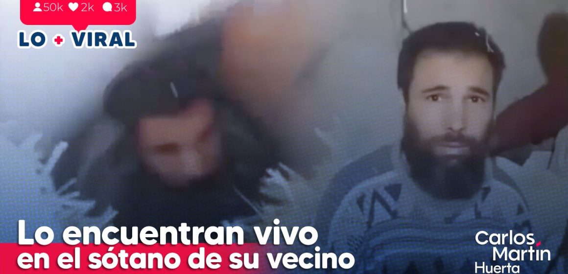 (VIDEO) Hombre es localizado 27 años después en el sótano de su vecino