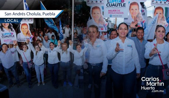 Lupita Cuautle cierra campaña en la colonia Lázaro Cárdenas