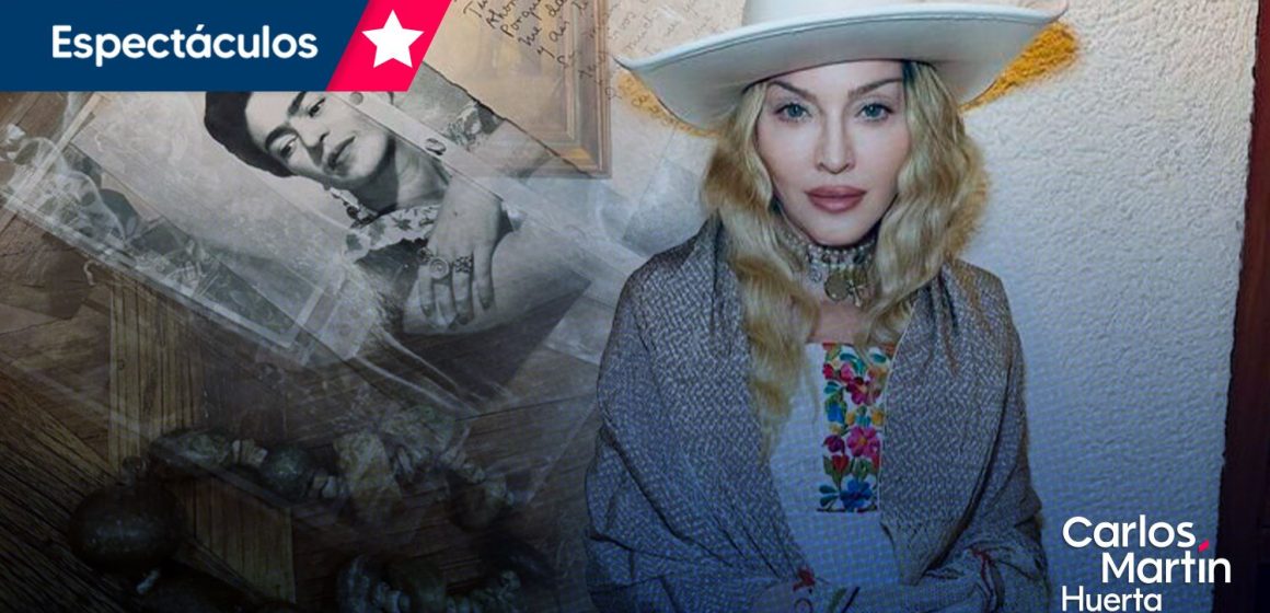 (FOTOS) Madonna presume ropa y joyas de Frida Kahlo