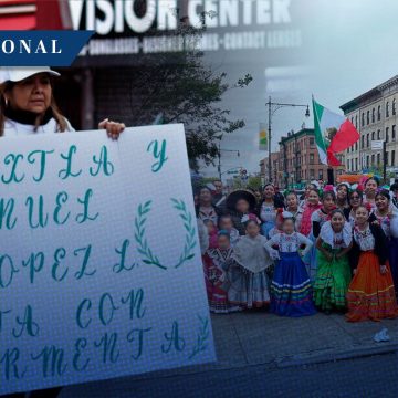 Migrantes celebran el 5 de Mayo con desfile en Nueva York y reiteran apoyo a Sheinbaum y Armenta