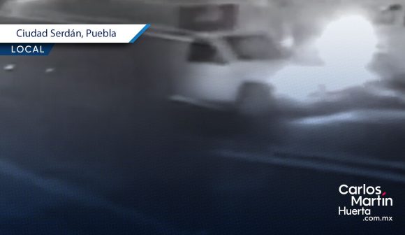 Motociclista y camioneta protagonizan aparatoso accidente en Ciudad Serdán
