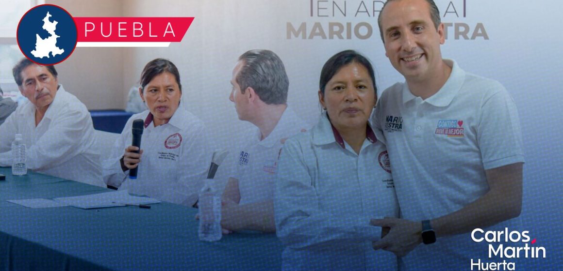 Movimiento Nacional Obradorista en Puebla, declina en favor de Mario Riestra