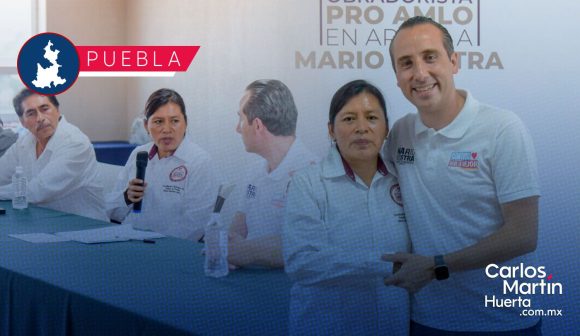 Movimiento Nacional Obradorista en Puebla, declina en favor de Mario Riestra