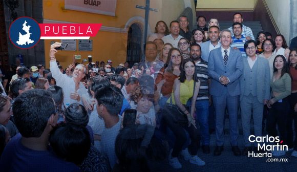 Pepe Chedraui se presentó con éxito ante el Consejo Universitario de la BUAP