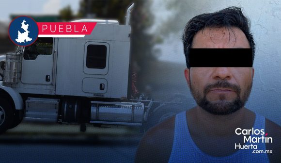 Recuperan tractocamiones robados con cerveza en Puebla