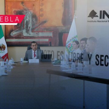 Gobierno de Puebla, IEE e INE alistan seguridad para elección  