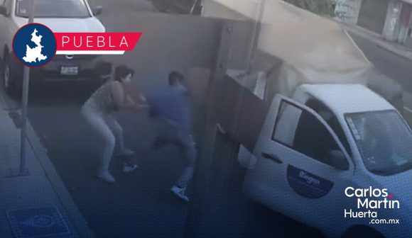 Trabajadores de Pinturas Von Riegen asaltan a chica en Momoxpan
