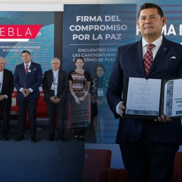 Trabajaré de la mano con la sociedad para construir juntos la paz en Puebla: Armenta