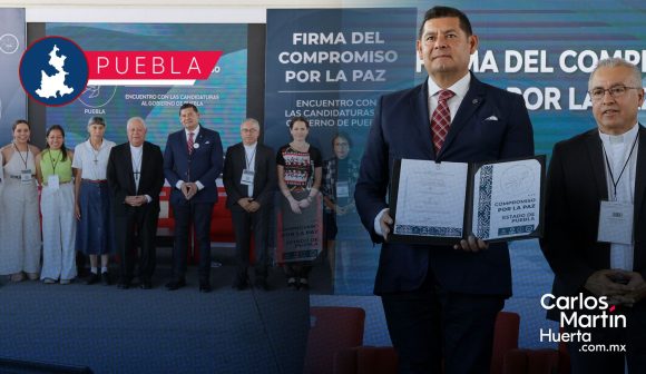 Trabajaré de la mano con la sociedad para construir juntos la paz en Puebla: Armenta