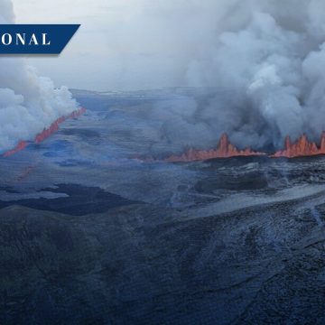 Se registra nueva erupción en volcán de Islandia