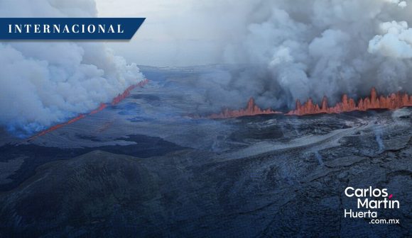 Se registra nueva erupción en volcán de Islandia