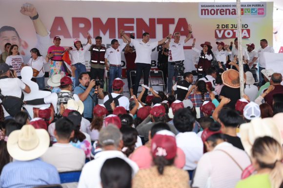 La seguridad es lo primero en Santo Tomás Chautla, coinciden Armenta y Chedraui