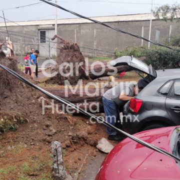 Se coordinan los tres niveles de gobierno para atender daños causados por las lluvias en Publa capital