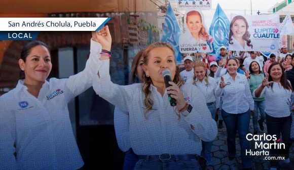 Lupita Cuautle cierra campaña en la colonia Concepción Guadalupe