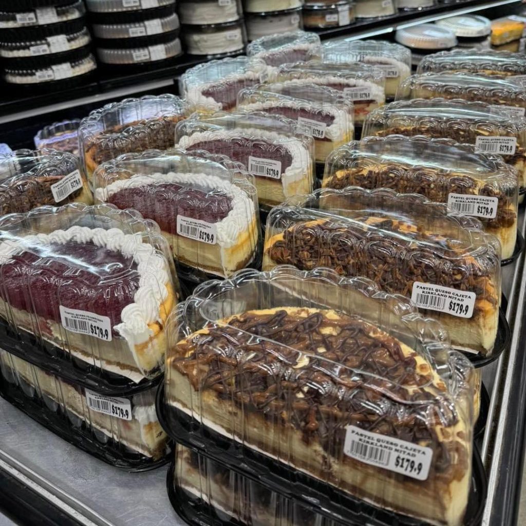 medios pasteles de Costco