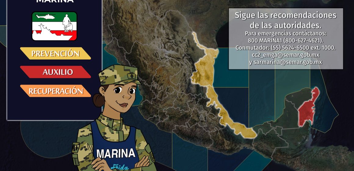 Activan el Plan Marina en Tamaulipas y Veracruz