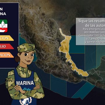 Activan el Plan Marina en Tamaulipas y Veracruz