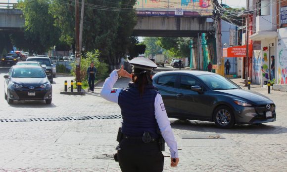 En pausa el cambio de sentido de la 14 Oriente en San Andrés Cholula