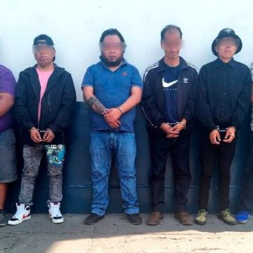 Detiene SSP a ocho hombres relacionados con el robo de boletas en Tlapanalá