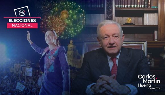 “Estoy muy contento y orgulloso”; AMLO tras triunfo de Sheinbaum