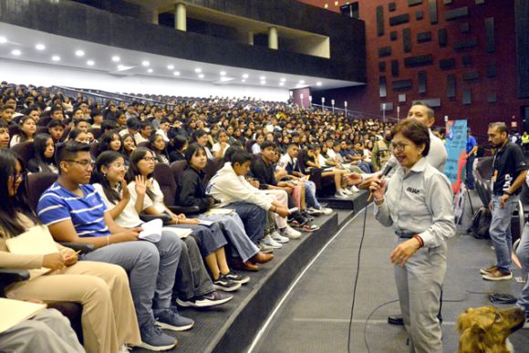 Supervisa rectora Lilia Cedillo Ramírez aplicación del Examen General de Admisión 2024 en el CCU