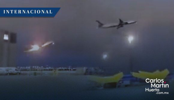 (VIDEO) Avión de Air Canadá registró fuego al despegar