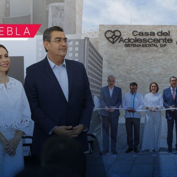 Inauguran Sergio Salomón y Gaby Bonilla nueva Casa del Adolescente