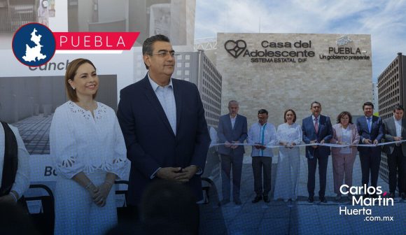 Inauguran Sergio Salomón y Gaby Bonilla nueva Casa del Adolescente