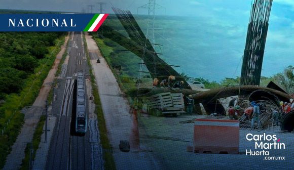 Colapso estructura Tren Maya - Chetumal Colapsa estructura de puente del Tren Maya en Chetumal por lluvias