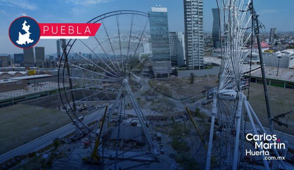 Continúan trabajos en la Estrella de Puebla; iniciarán pruebas de rodamiento