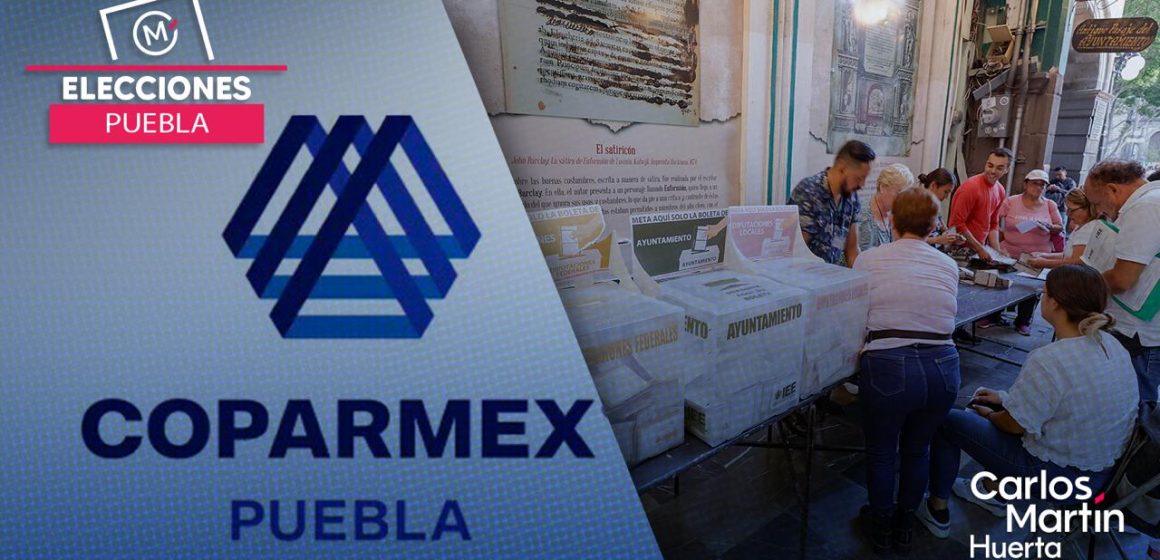 Coparmex Puebla recibe 119 reportes electorales