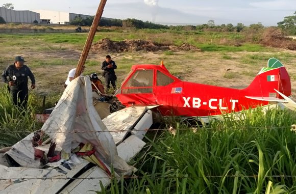 Avioneta se desploma en Tabasco; muere el piloto