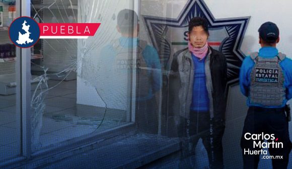 Detienen a hombre por robo a farmacia en el Centro Histórico