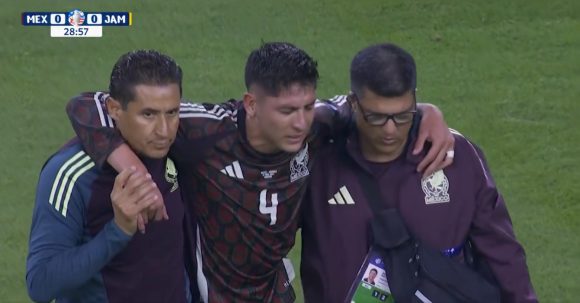 Edson Álvarez se lesiona en el arranque de la Copa América