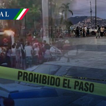 Suman 9 lesionados por explosión en zócalo de Acapulco
