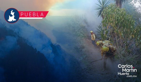 Las zonas más propensas a incendios en Puebla son las colindantes con Morelos y CDMX