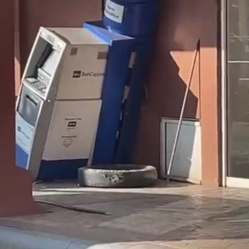 Intentan robar cajero de BanCoppel en Plaza Tolín