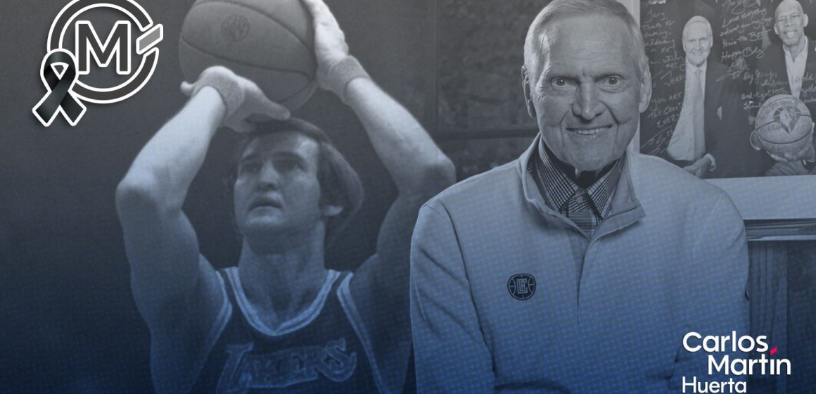 Murió Jerry West, leyenda de la NBA