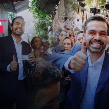 Jorge Álvarez Máynez emite su voto