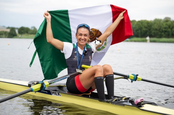 Kenia Lechuga obtiene medalla de bronce en Copa del Mundo de Remo
